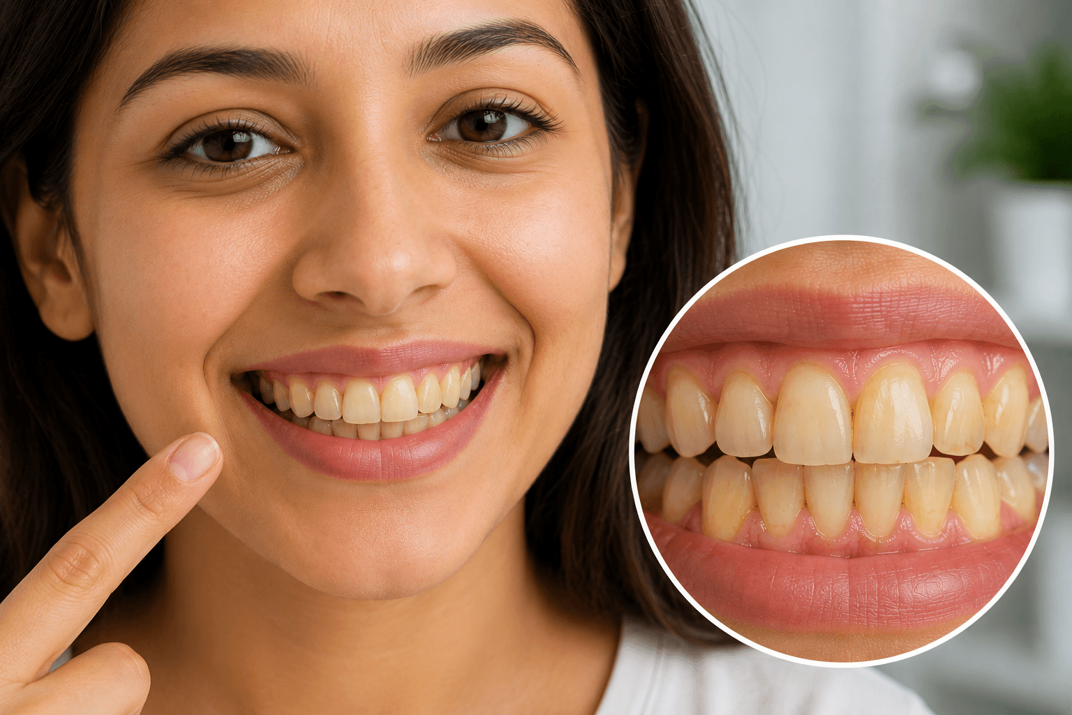Yellow or Stained Teeth