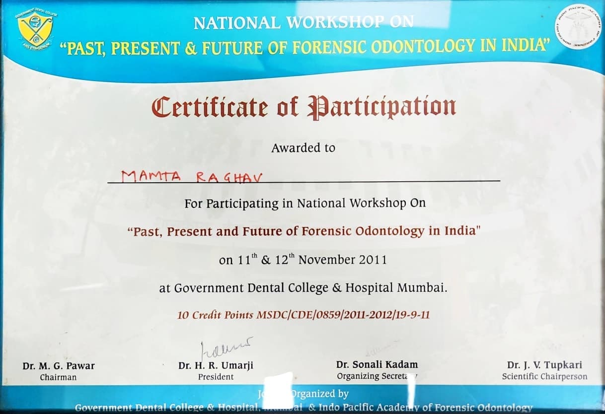 Certificate 1